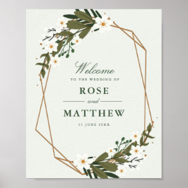 幾何学的結婚フローラ徴候 ポスター