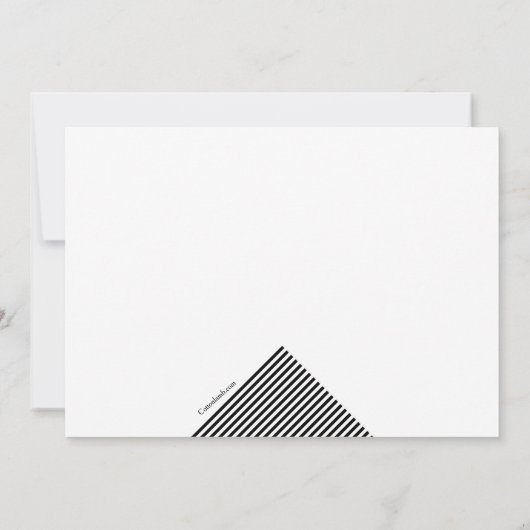 幾何学的背景写真招待状 招待状 (裏面)