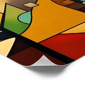 幾何学的自然 ポスター (角)