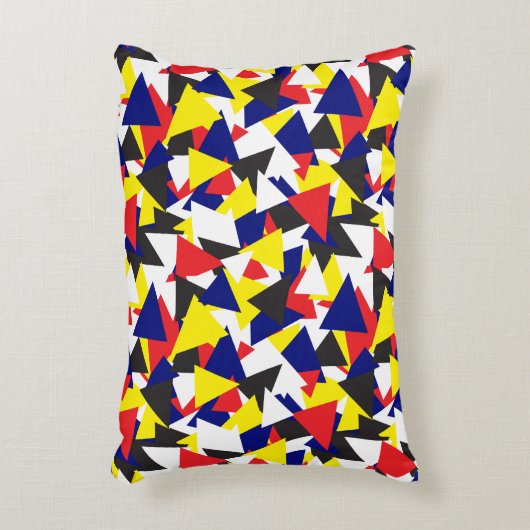 幾何学的航海のフラグパターン アクセントクッション (正面(垂直))