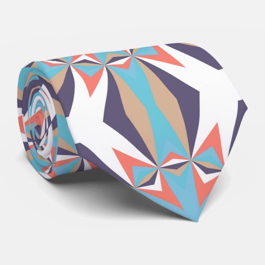 幾何学的芸術的抽象芸術パターン ネクタイ (ロール)