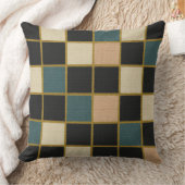 幾何学的装飾用クッションミッドセンチュリーモダンデコール クッション (ブランケット)