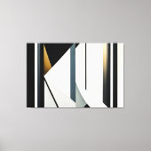 幾何学的要約 キャンバスプリント (正面)