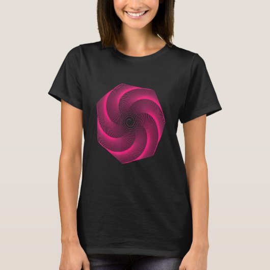 幾何学的要素と図形 6 Tシャツ (正面)
