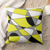 幾何学的設計の枕 クッション (ブランケット)