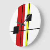 幾何学的設計 ラージ壁時計 (傾斜)
