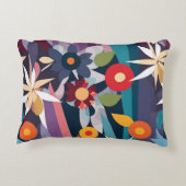 幾何学的調和アクセント枕 アクセントクッション (裏面)