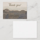 幾何学的調和複雑なデザインアートワーク ノートカード (正面/裏面)