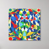 幾何学的調和 キャンバスプリント (正面)
