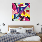 幾何学的調和 キャンバスプリント (インサイチュ (寝室))