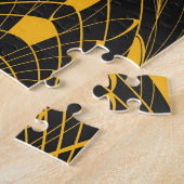 幾何学的調和:デジタルオーナメントデザイン ジグソーパズル (側面)