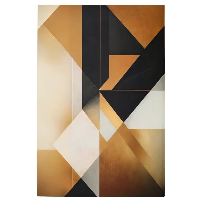 幾何学的調和 メタルプリント (正面)