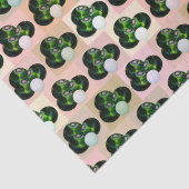 幾何学的遊：ブロックアートのチェックされた芝鉢 薄葉紙 (詳細)