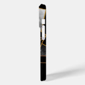 幾何学的金ゴールドと黒 Case-Mate iPhoneケース (裏面 / 左)