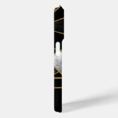 幾何学的金ゴールドと黒 Case-Mate iPhoneケース (裏面 / 右)