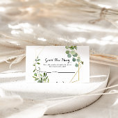 幾何学的金ゴールドトロピカル推測数ゲームカード 名刺