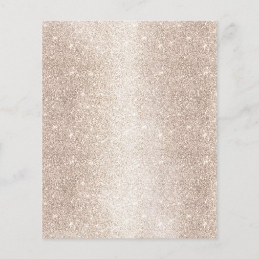 幾何学的金ゴールドハウスクリーニングサービスハウスキーピング チラシ (裏面)