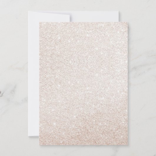 幾何学的金ゴールドブルガンディボホフラワーズブライダルシャワー 招待状 (裏面)