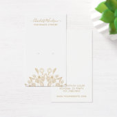 幾何学的金ゴールドマンダライヤリングディスプレイカード (デスク)