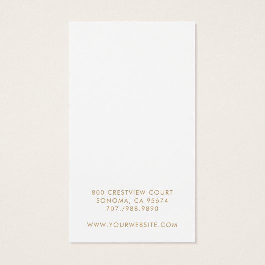 幾何学的金ゴールドマンダライヤリングディスプレイカード (裏面)