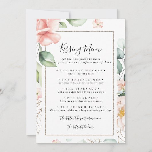 幾何学的金ゴールド結婚のメキスをするニュー・ゲーム・カード (正面)