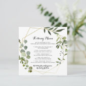 幾何学的金ゴールド結婚のメキスをするニュー・ゲーム・カード (スタンド正面)