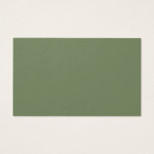 幾何学的金ゴールド緑のベビー名候補カード (裏面)