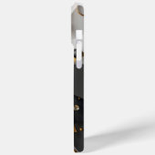 幾何学的金ゴールド&ブラックエレガンス Case-Mate iPhoneケース (裏面 / 左)