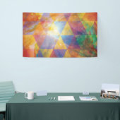 幾何学的銀河系アート 横断幕 (トレードショー)