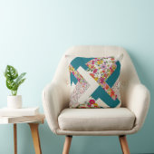 幾何学的開花-モダンフローラ装飾用クッション クッション (椅子)