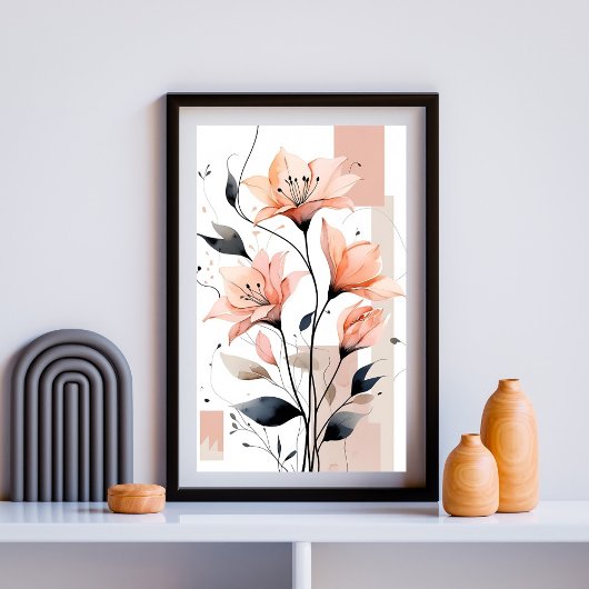 幾何学的開花III ポスター