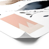 幾何学的開花III ポスター (角)