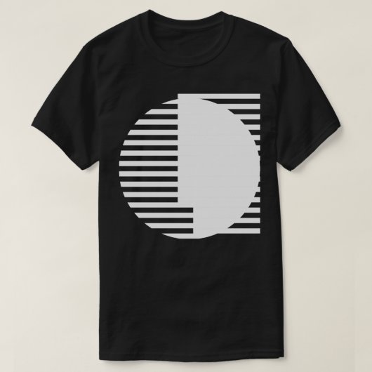 幾何学的顔 Tシャツ (デザイン正面)