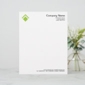 幾何学的01 – 火星の緑 レターヘッド (スタンド正面)