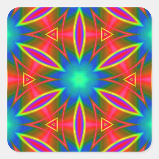 幾何学的160614 (01) スクエアシール (正面)