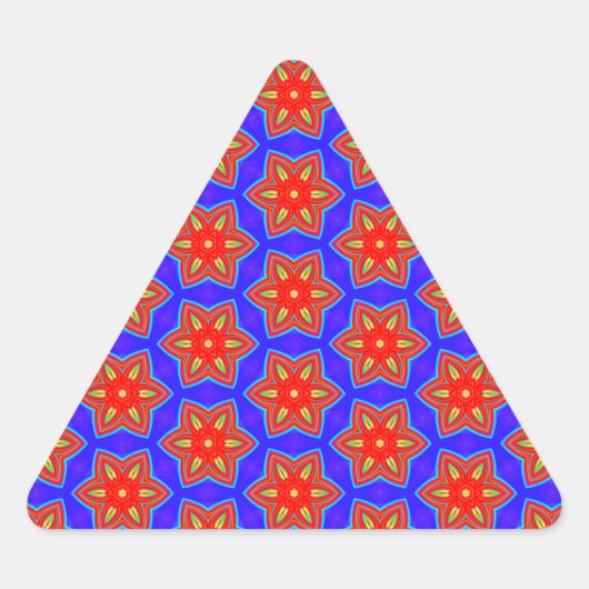 幾何学的160614 (05) 三角形シール (正面)