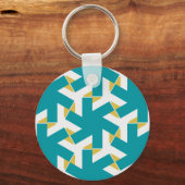 幾何学的230614 (03) キーホルダー (正面)