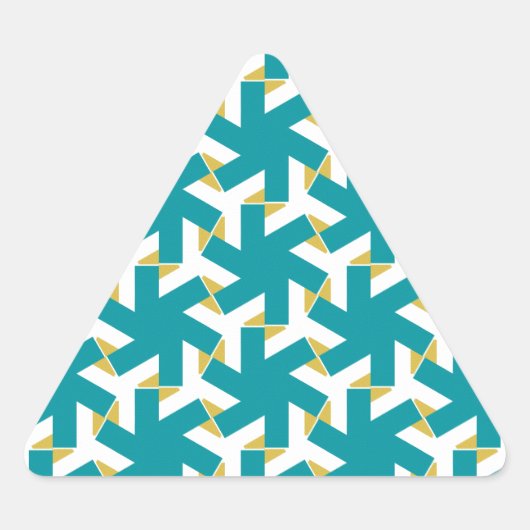 幾何学的230614 (03) 三角形シール (正面)