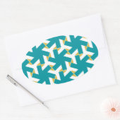 幾何学的230614 (03) 楕円形シール (封筒)