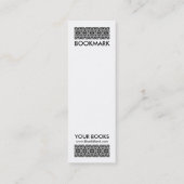 幾何学的280514 (03) – オレンジ色の黒 スキニー名刺 (裏面)