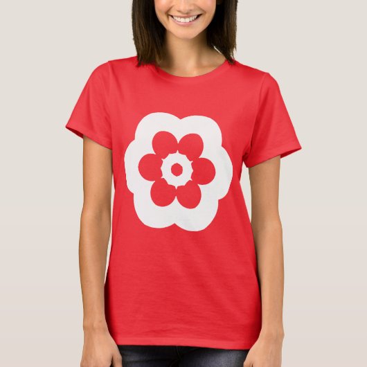 幾何学的290514 (03) – 白 Tシャツ (正面)