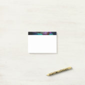 幾何学的、カラフルオリジナル・抽象芸術・アート ポストイット (デスク上)