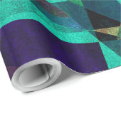 幾何学的、カラフルオリジナル・抽象芸術・アート ラッピングペーパー (ロールコーナー)
