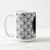 幾何学的 コーヒーマグカップ (左)