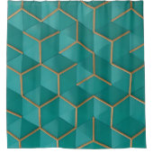 幾何学的 シャワーカーテン (正面)