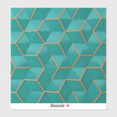 幾何学的 シール (シート)