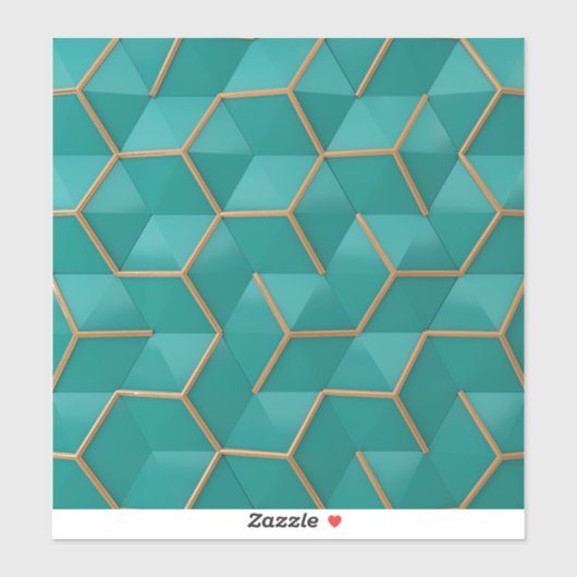 幾何学的 シール (シート)