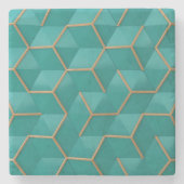 幾何学的 ストーンコースター (正面)