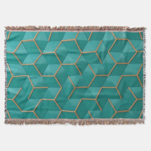 幾何学的 スローブランケット (正面)