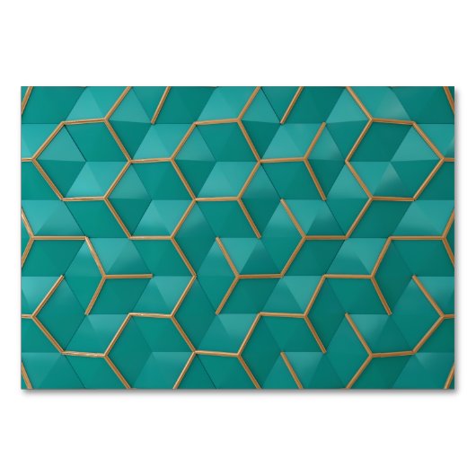 幾何学的 テーブルナンバー (正面)